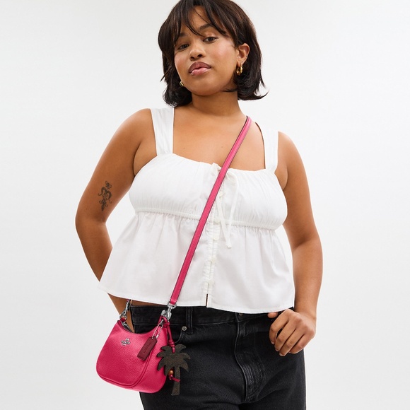 Teri Mini Crossbody Bag With Palm Tree Charm - Picture 6 of 7